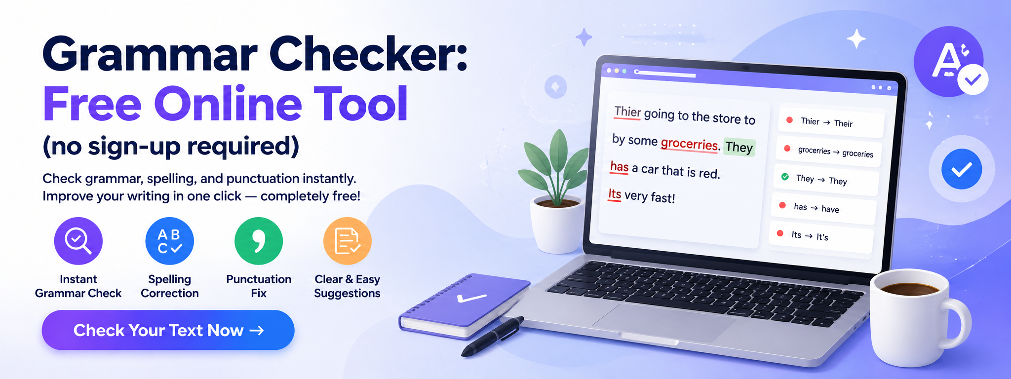Grammar Checker: Free Online Tool (no sign-up required)