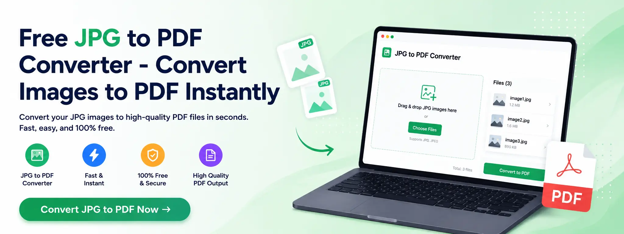Free JPG to PDF Converter – Convert Images to PDF Instantly