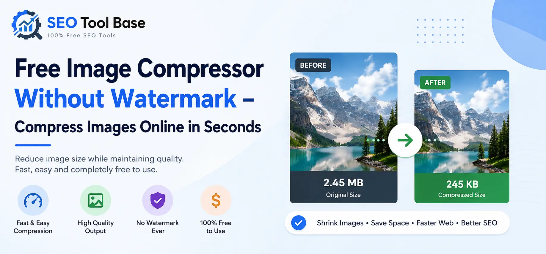 Free Image Compressor Without Watermark Online Tool
